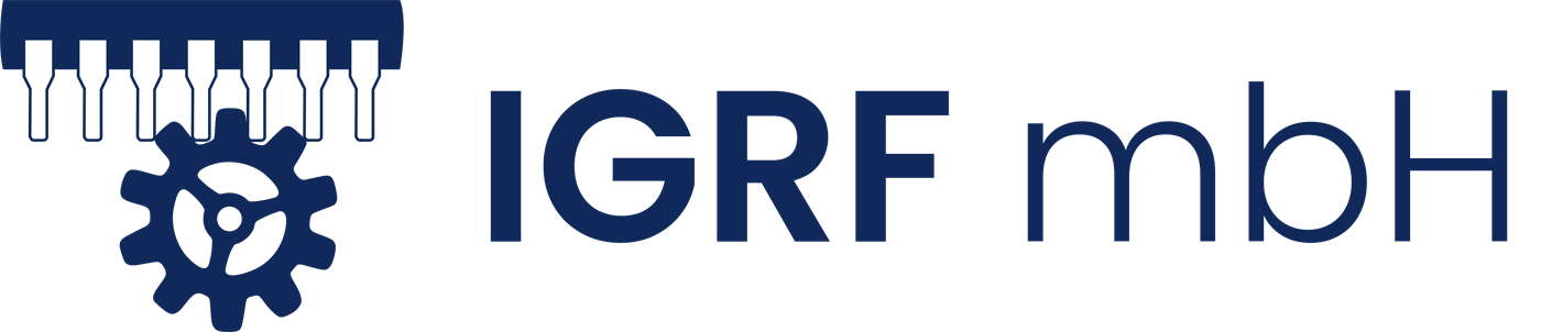 IGRF mbH – Logo und Schriftzug