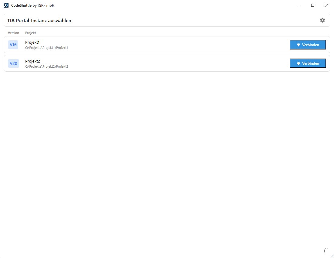 TIA Portal-Instanzauswahl mit V16 und V20